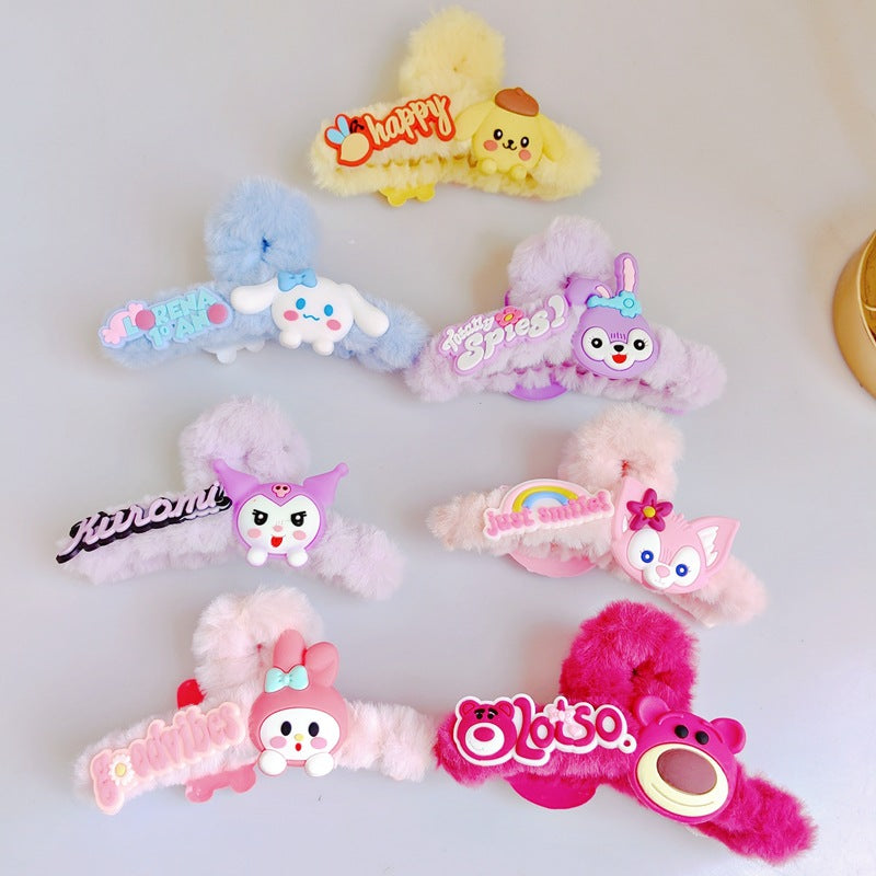 Resin cartoon cute hair clip (Minimo de compra 12) MYA-ZiZ012