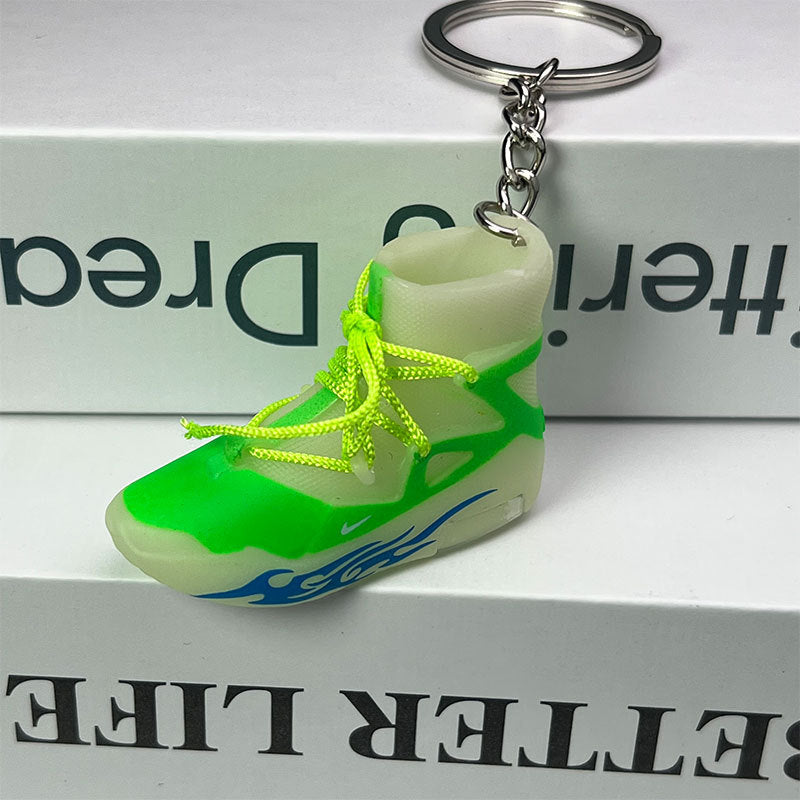 PVC gradient 3D high top shoe keychain MIC-MiaoY085