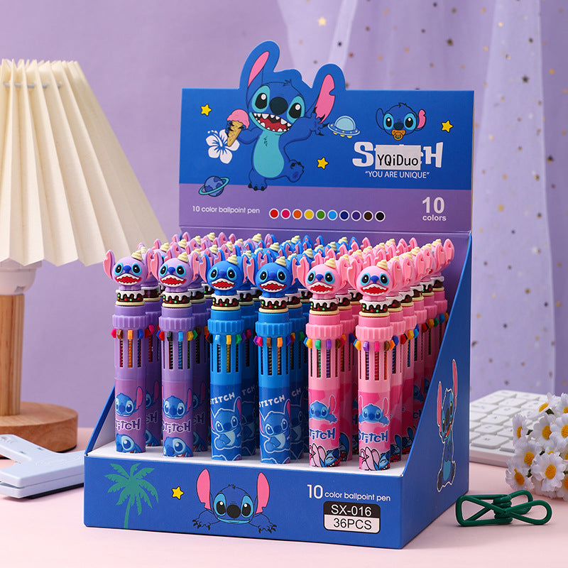 Plastic cute wacky press the neutral pen 36PCS MIC-YJN010