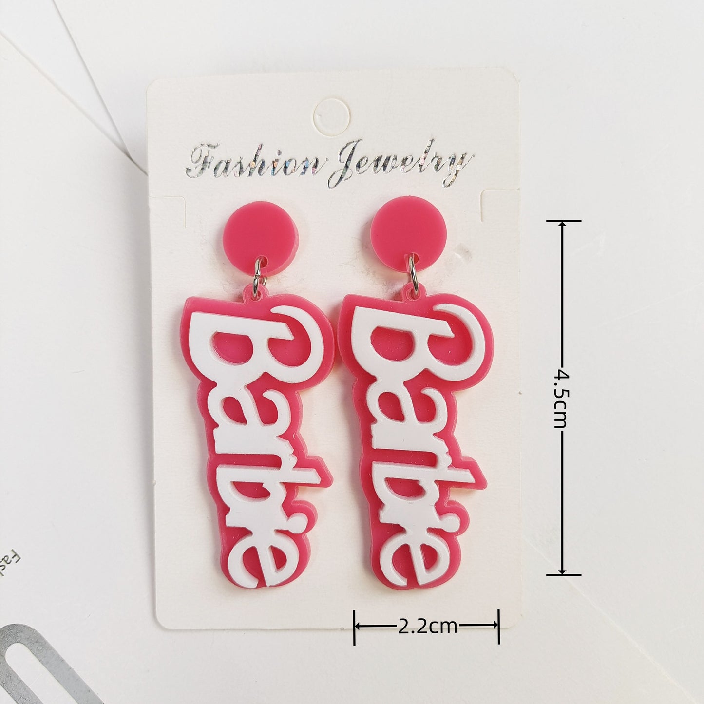 Alloy Love Letter Earrings MIC-JiaY024