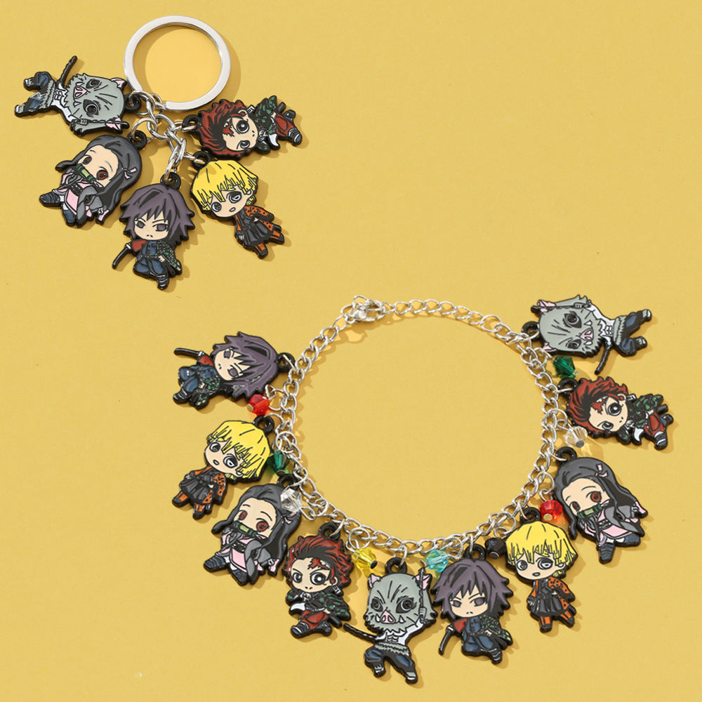 Cartoon Alloy Yellow Villain Bracelet Minimo de compra 5 MYA-ShaoH007