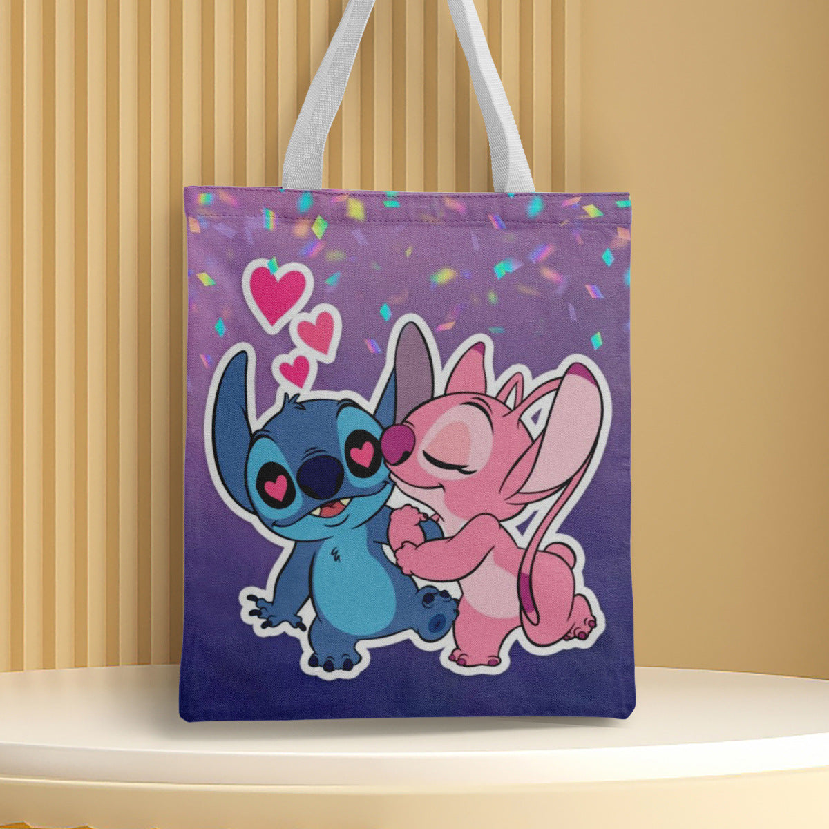 Polyester cartoon printed canvas bag (Minimo de Compra 2) MYA-QB001