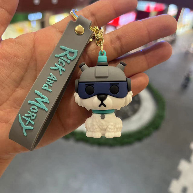 PVC Rick and Morty keychain MIC-MiaoY084