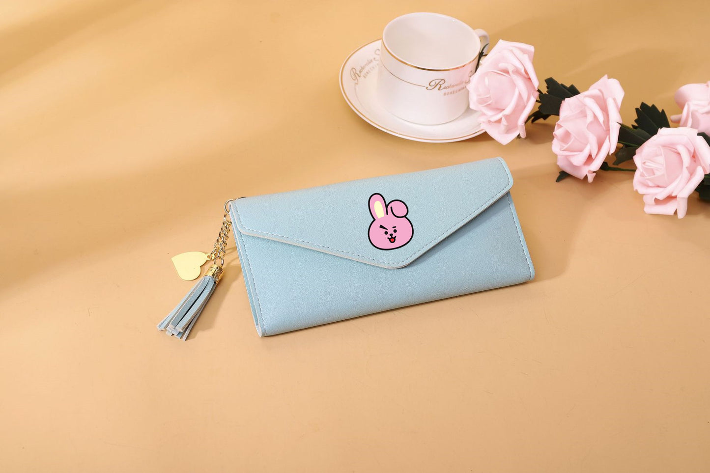 PU cartoon cute card bag tassel wallet MIC-XingY009