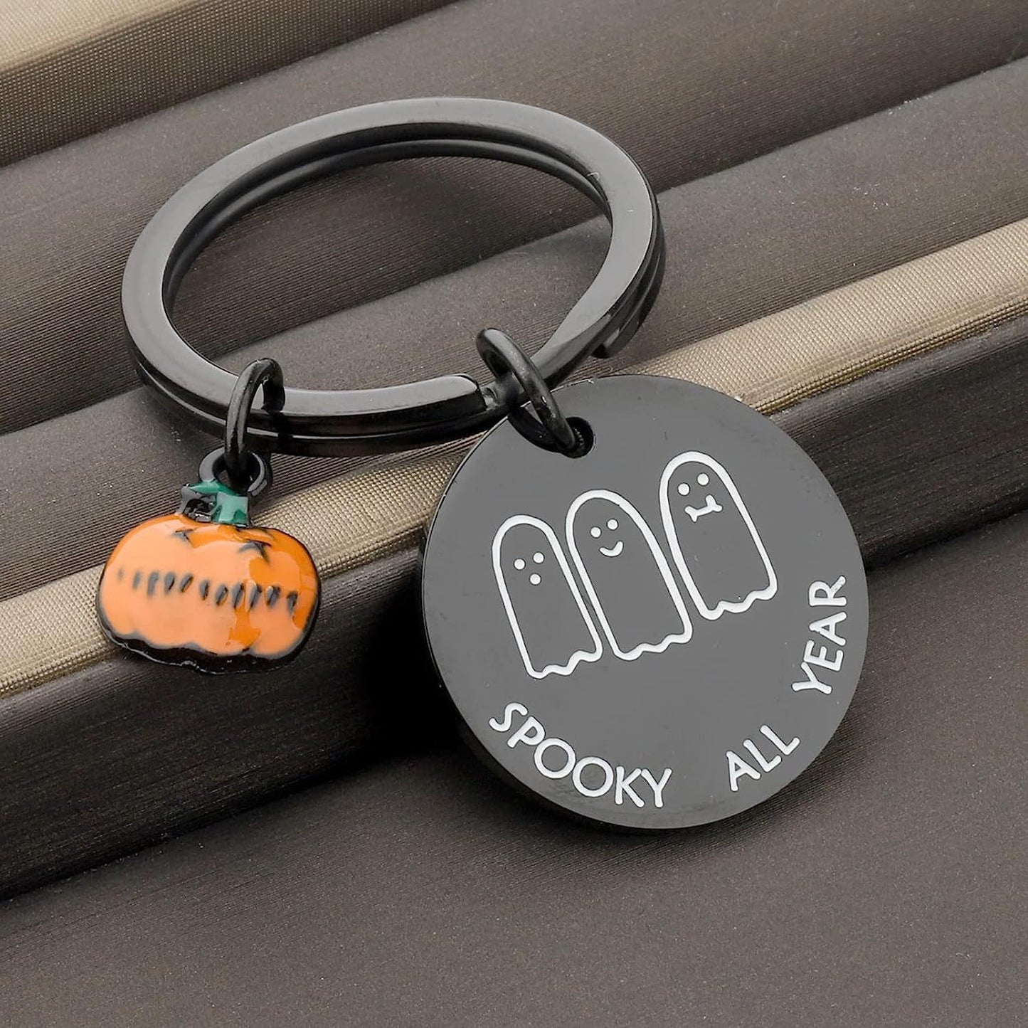 Stainless steel Halloween series keychain MYA-XinJ002