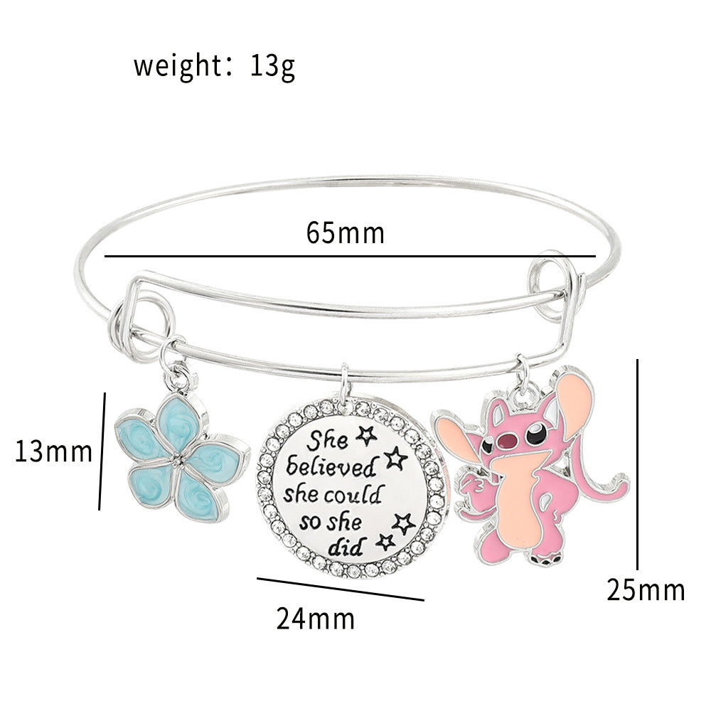 Alloy cartoon cute earrings (Minimo de Compra 2) MYA-ZhaoH004