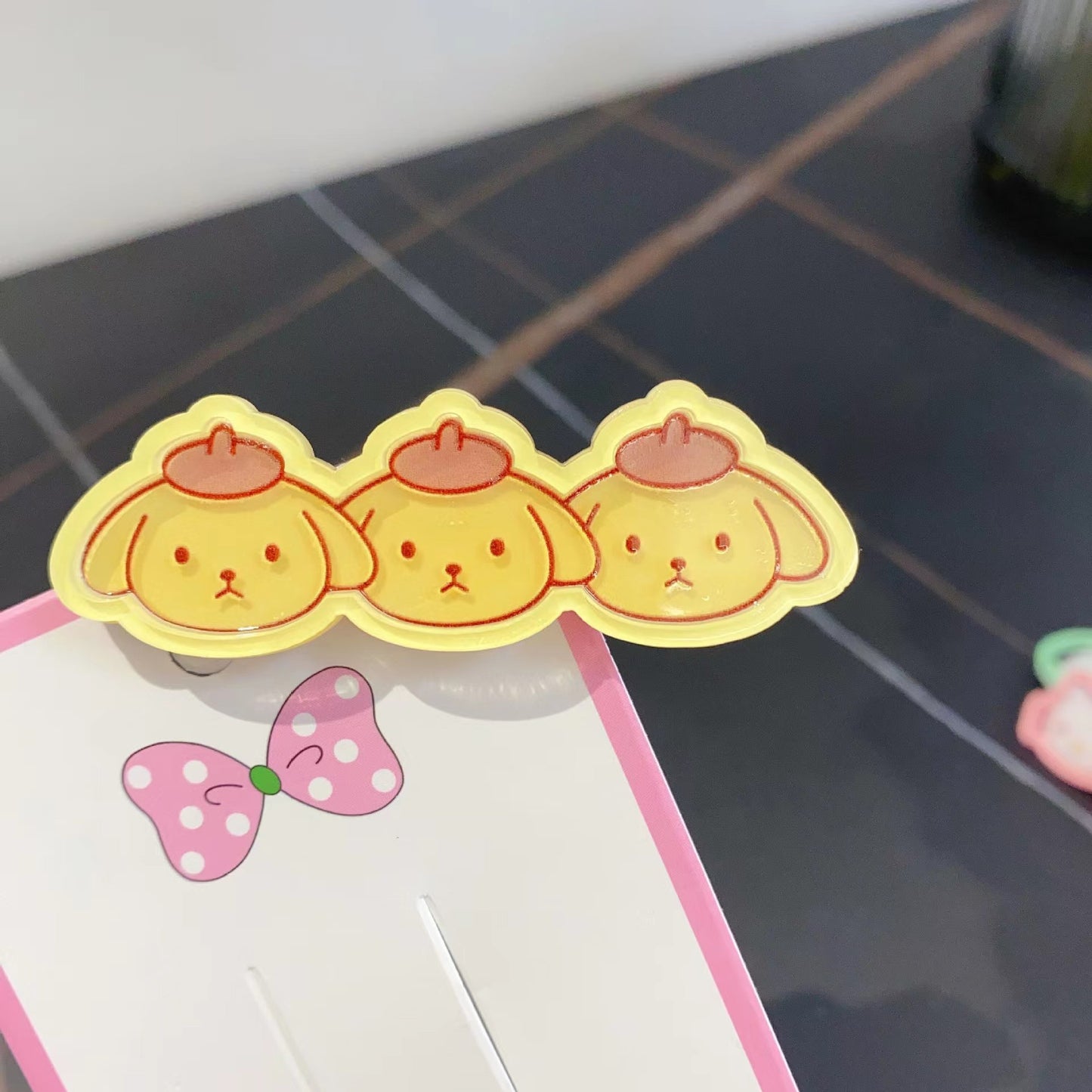 Plastic cartoon cute hair clip (Minimo de Compra 2)  MIC-YingZ004