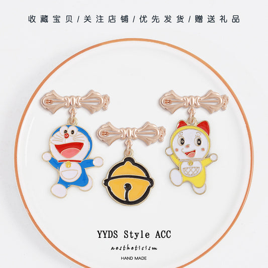 Alloy cartoon Dingdang cat brooch (Minimo de compra 2) MIC-ShangX007