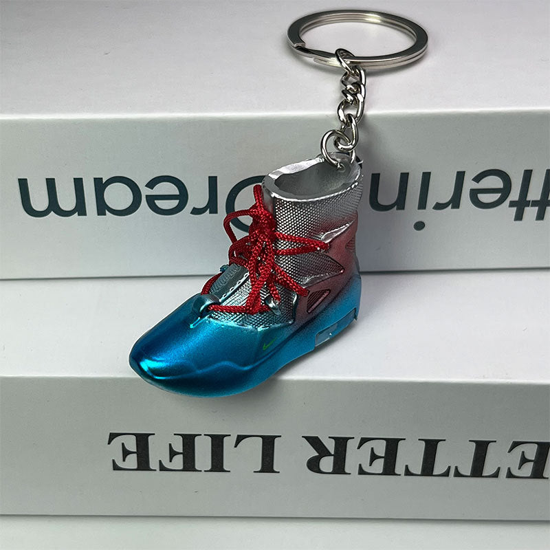 PVC gradient 3D high top shoe keychain MIC-MiaoY085