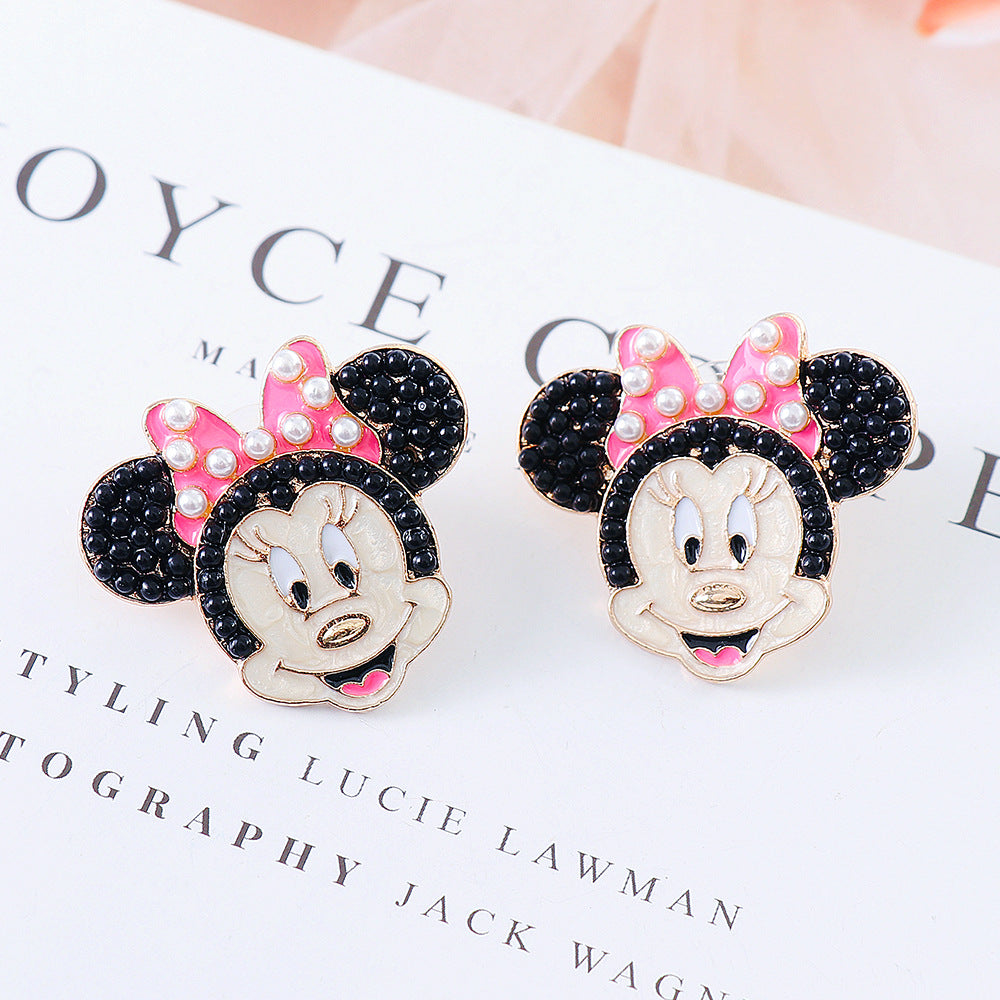 Alloy cartoon animal earrings MIC-JuJ003