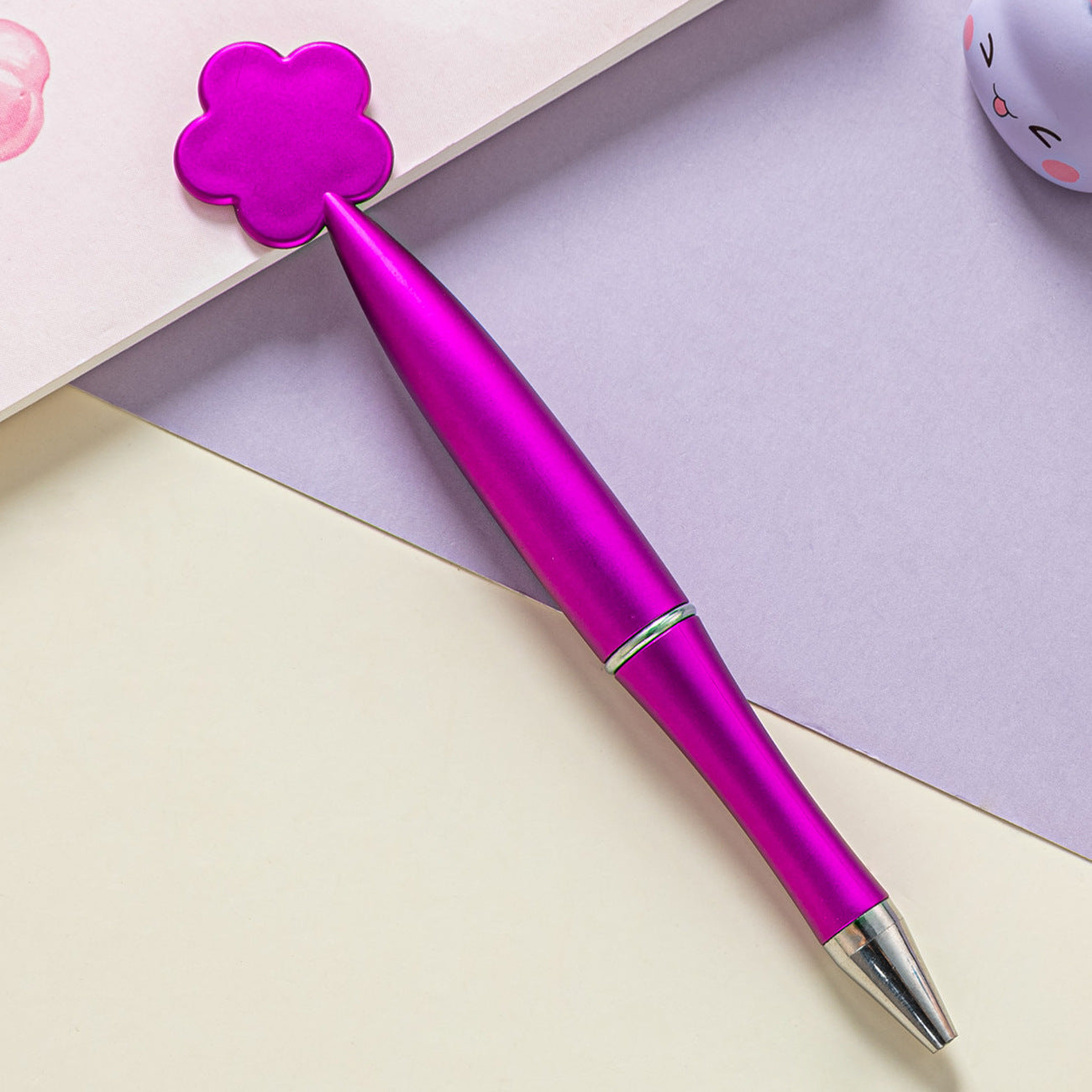 Ballpoint Pen Plastic Cartoon Flowers Gel Pen HongD002