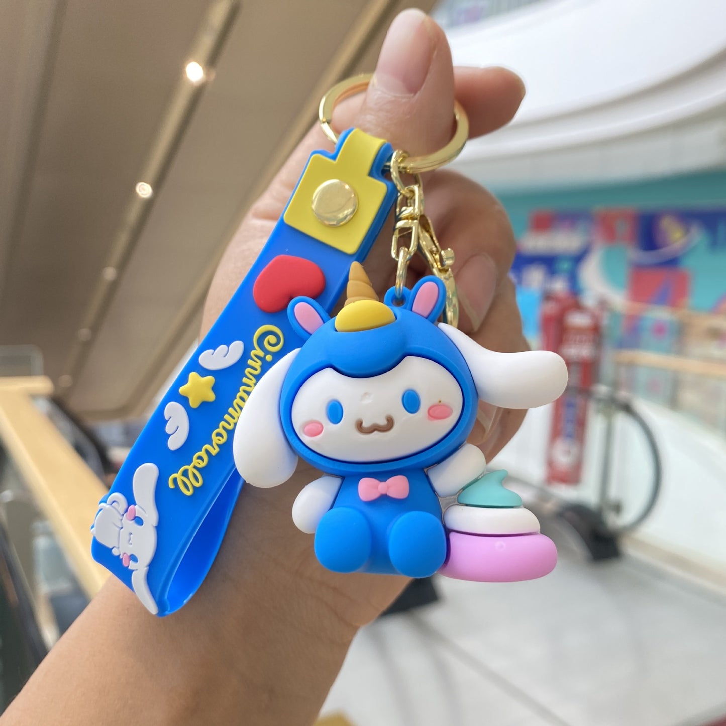 PVC cartoon cute pet cute keychain MYA-PengY044