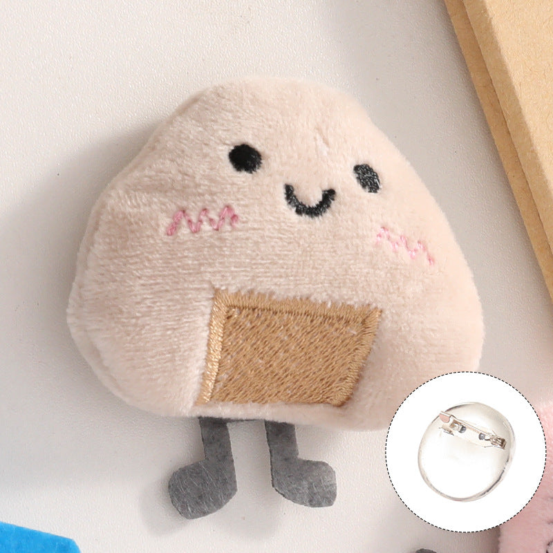 Plush cartoon cute brooch MIC-ZhanY009