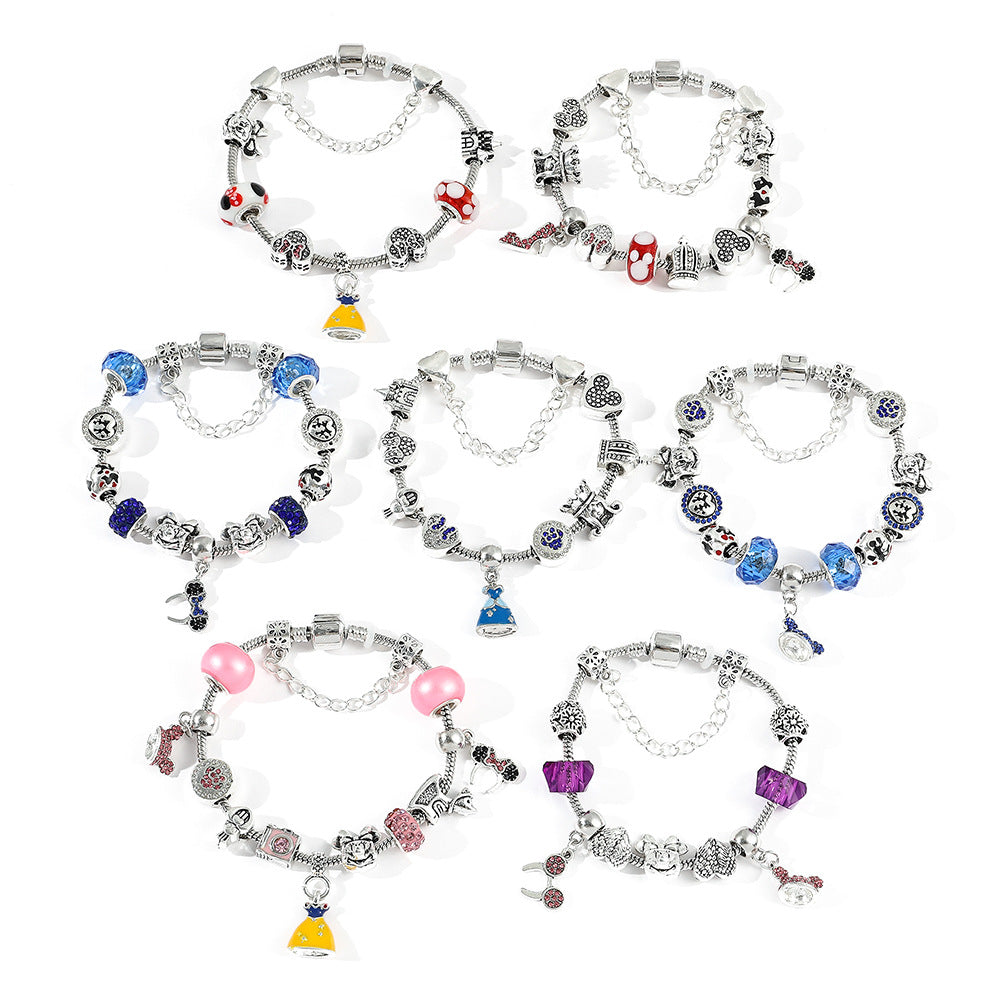 Alloy cartoon anime series bracelet (Minimo de Compra 4) MIC-BoS007