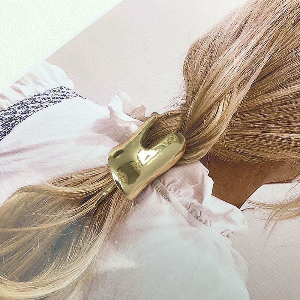 Alloy metal hair clip (Minimo de Compra 2) MYA-MiY001