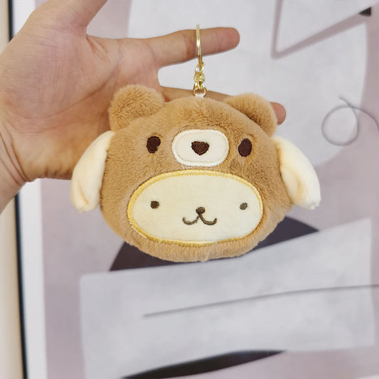 Plush cute cartoon keychain  (Minimo de compra 3) MYA-TuoY004