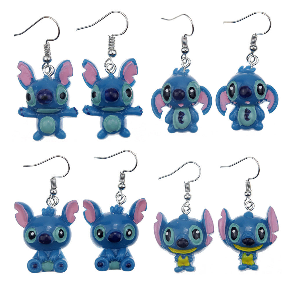 Cartoon animal earrings US-NiQ014