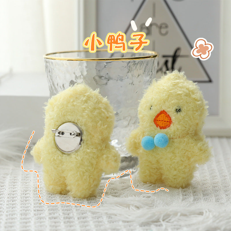 Plush cartoon cute brooch MIC-ZhanY010