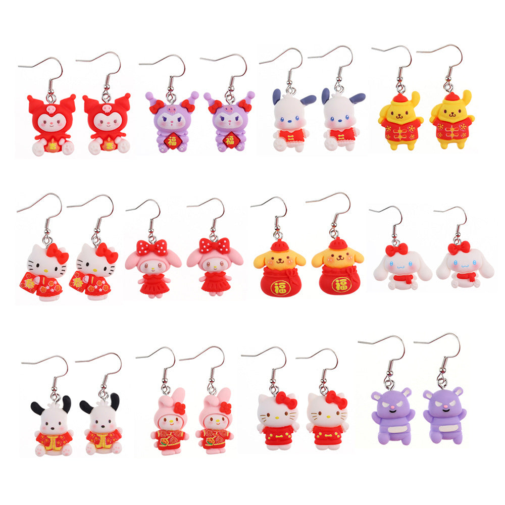 Cute cartoon earrings MIC-NiQ003