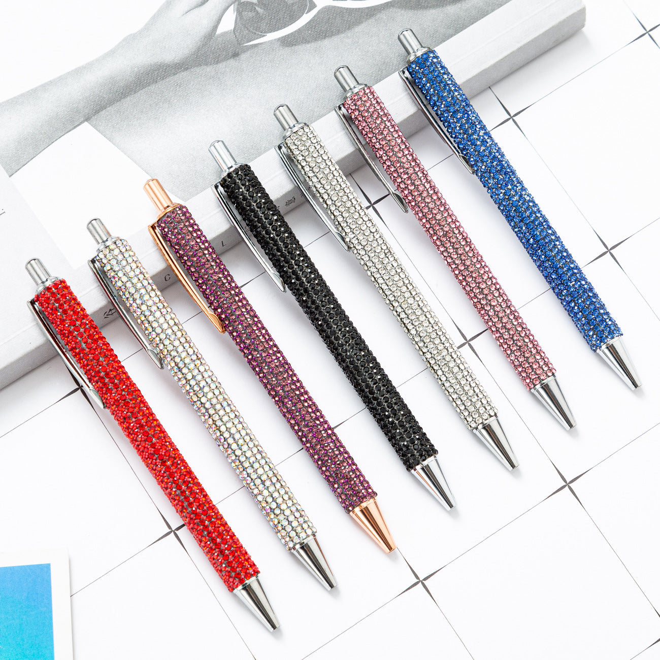 Metal Rhinestone Ballpoint Pen Huah021