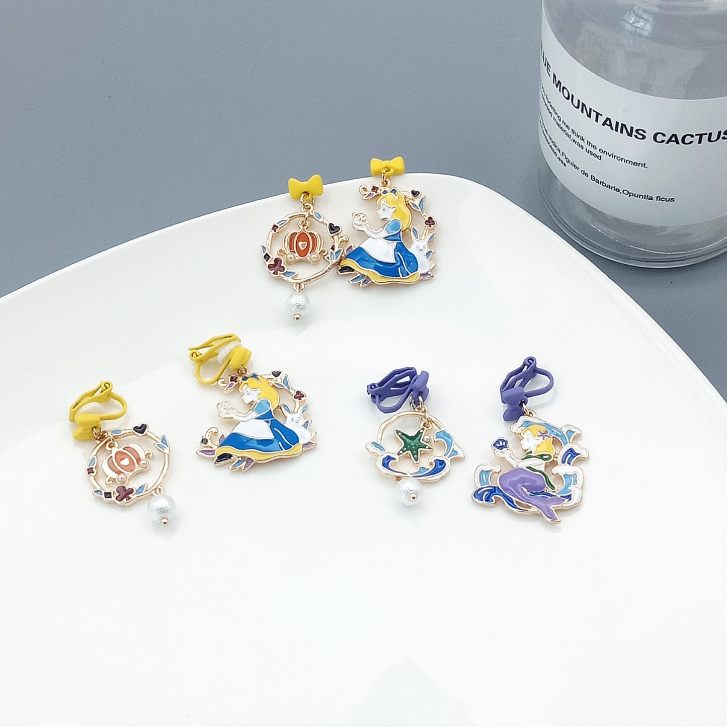 Alloy cartoon cute earrings MIC-ASY003