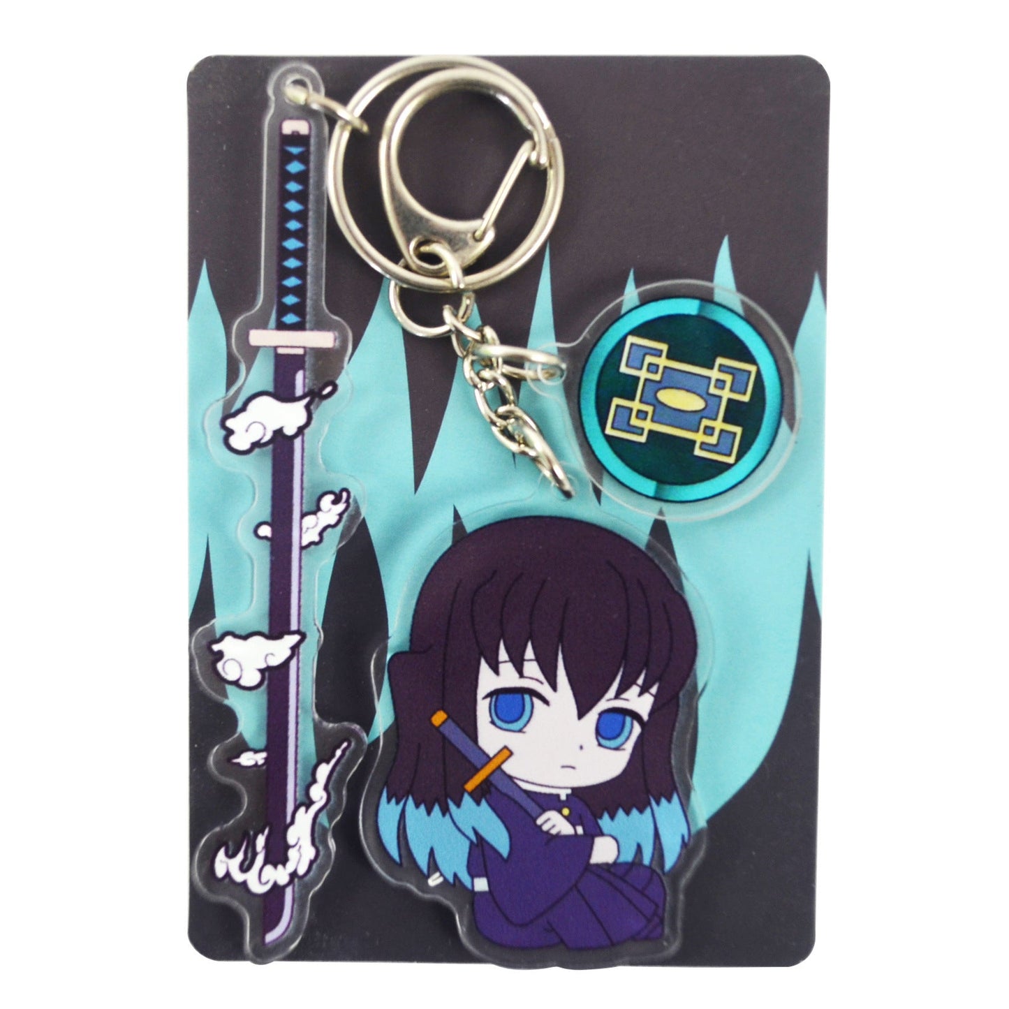 Cartoon Acrylic Anime Keychain KXin001