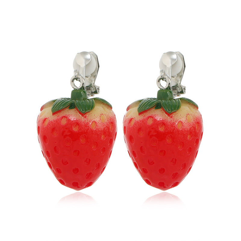 Alloy Hot Selling Fruit Ear Clip (Minimo de compra 2) MIC-ManT012