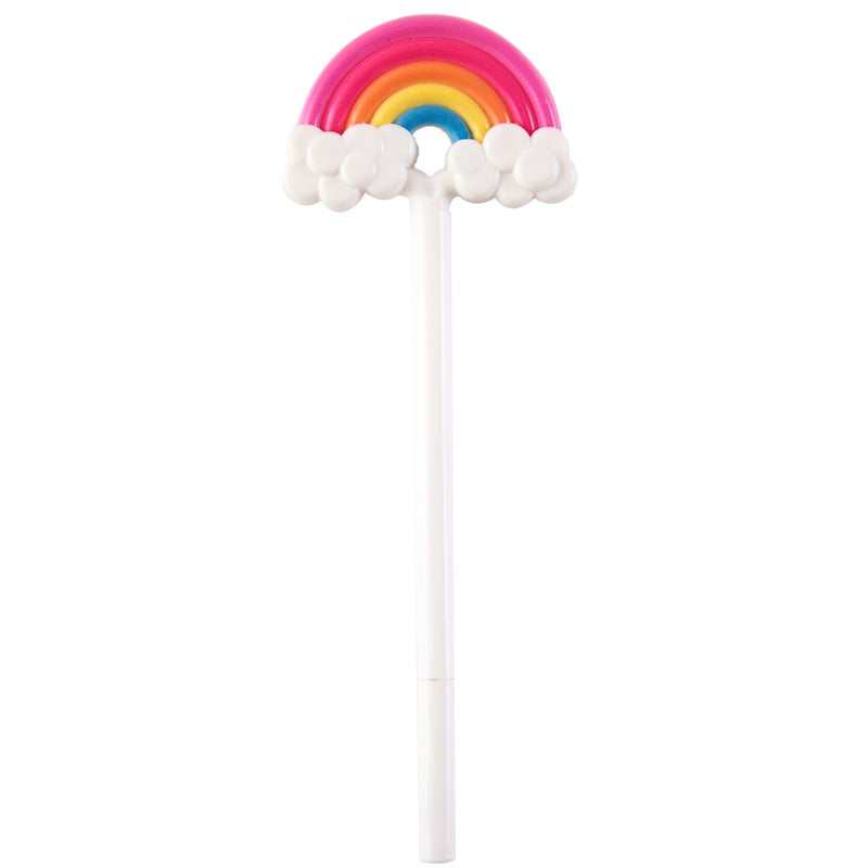 Ballpoint Pen Plastic Cute Rainbow Lollipop Neutral Pen YiGe035