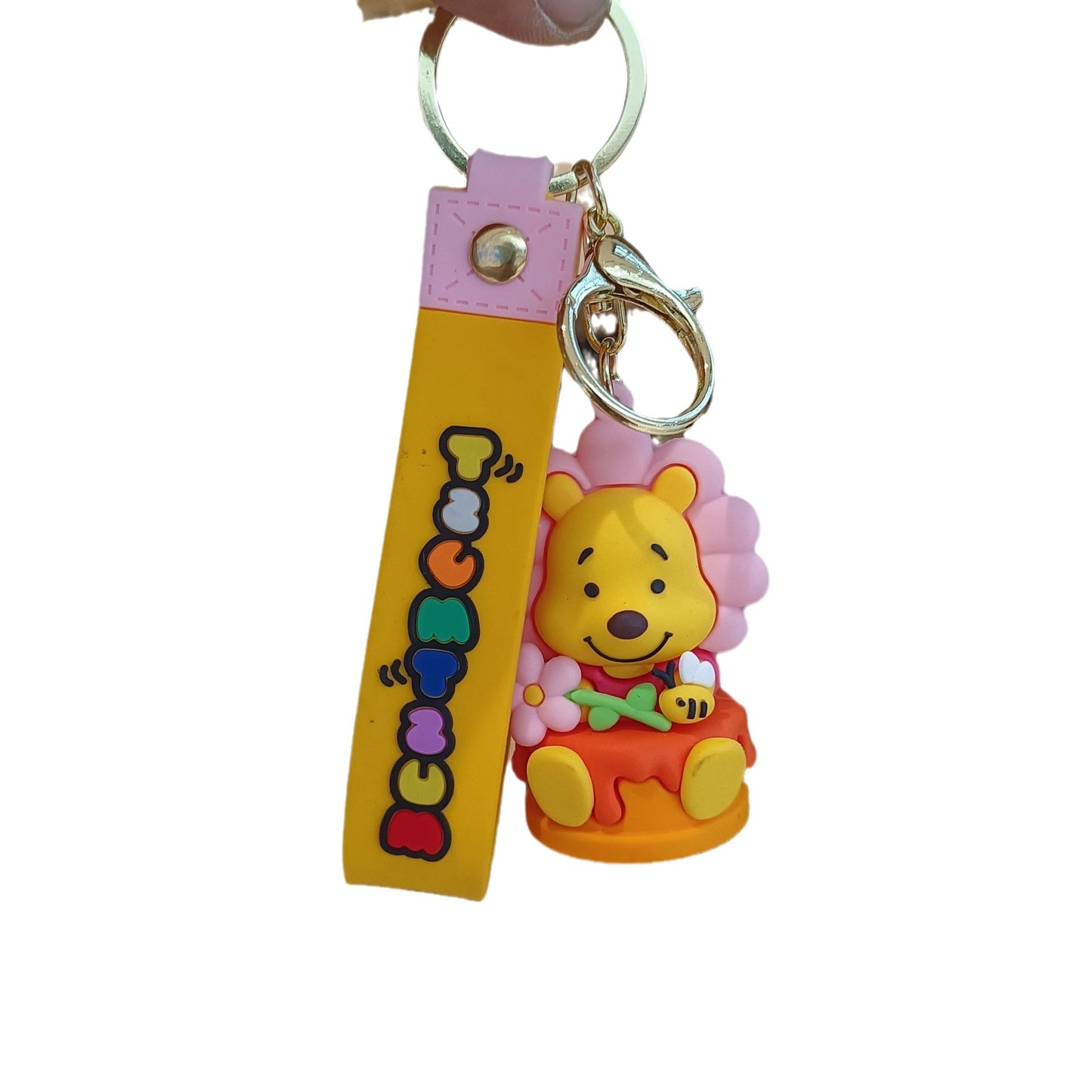 PVC cartoon Winnie Bear keychain (Minimo de Compra 2) MIC-KuangK003