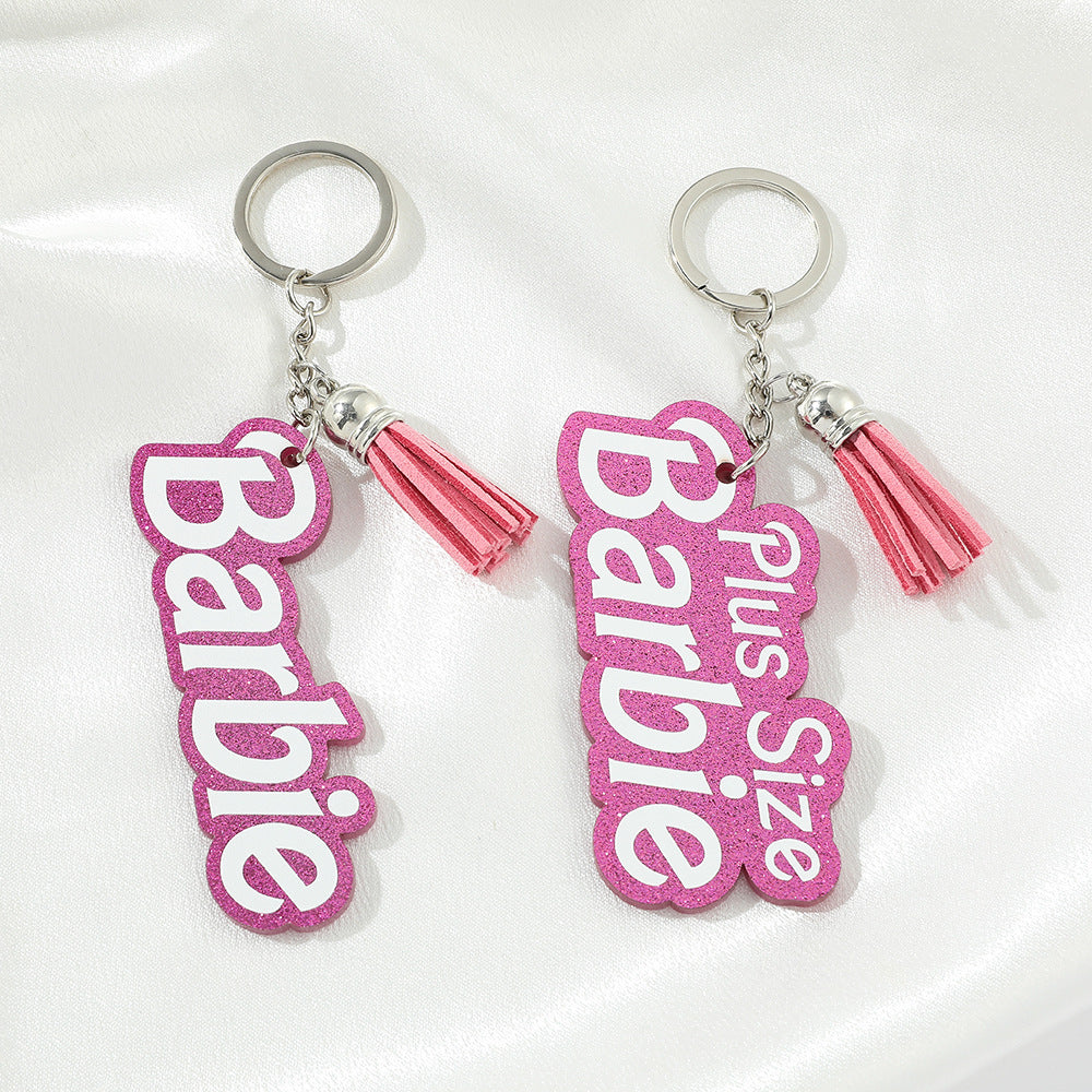 Alloy Barbie cartoon keychain MYA-FeiM006