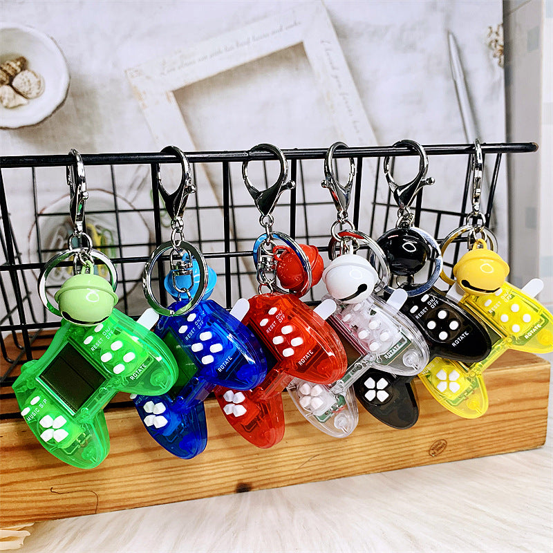 Retro Mini Tetris Handle Game Console Kids Gift Keychain DMF004