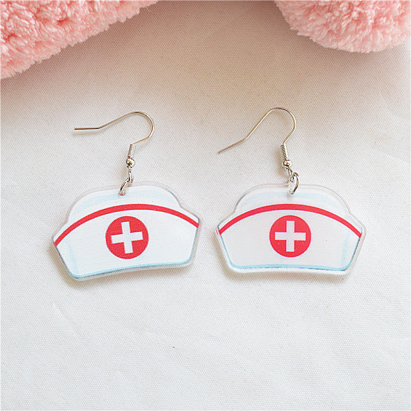 Acrylic funny medical earrings MIC-XieN055