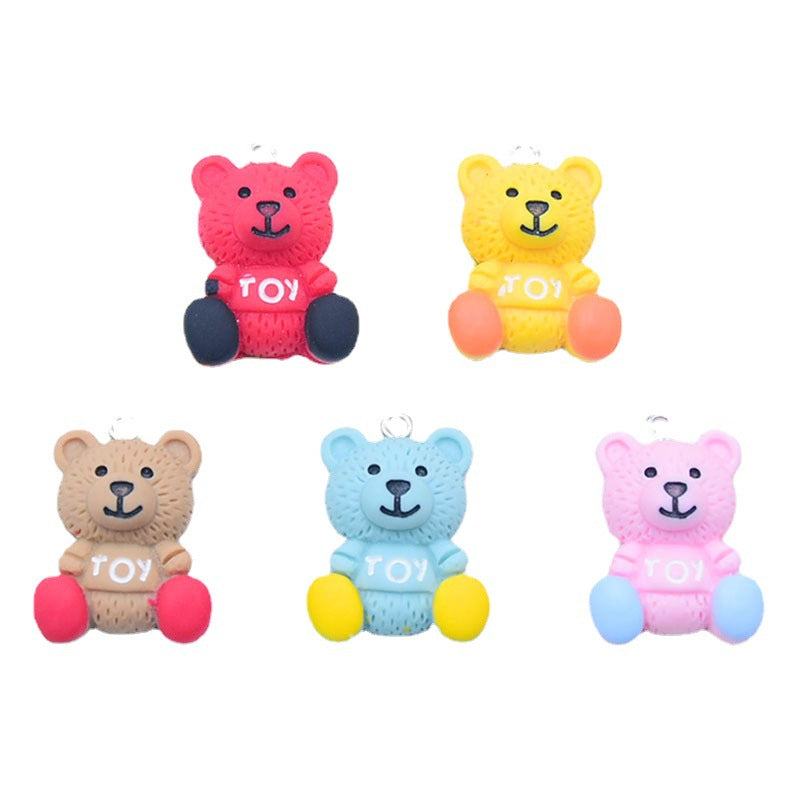 Resin letter teddy bear accessories MYA-HuiX007