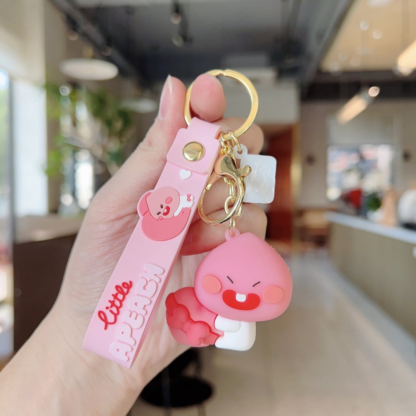 PVC cute doll teddy bear keychain (Minimo de compra 2) MYA-WenC004