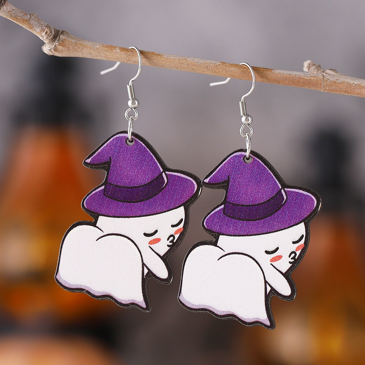 Acrylic New Halloween Collection Earrings (Minimo de Compra 2) MYA-ChuL003