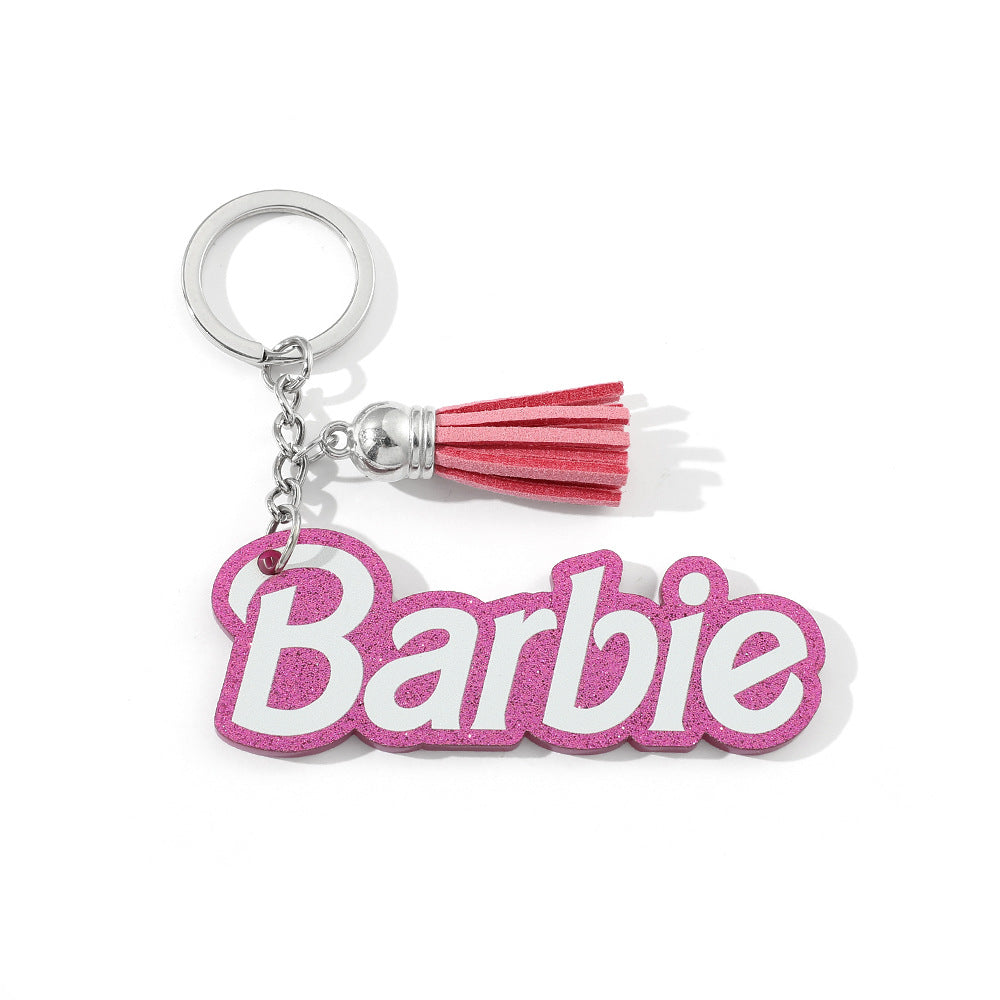 Alloy Barbie cartoon keychain MYA-FeiM006