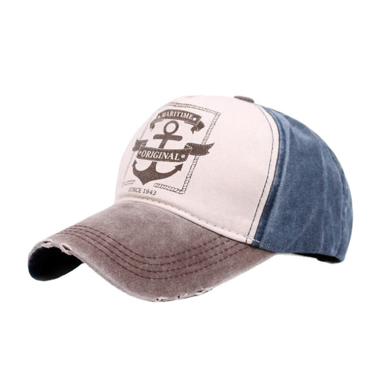 Cotton boat anchor retro Baseball cap (Minimo de compra 2)  MYA-BoD001