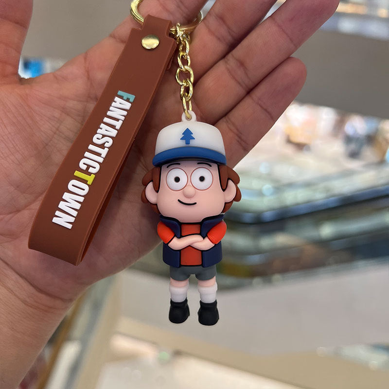 PVC Strange Town Keychain MIC-MiaoY070