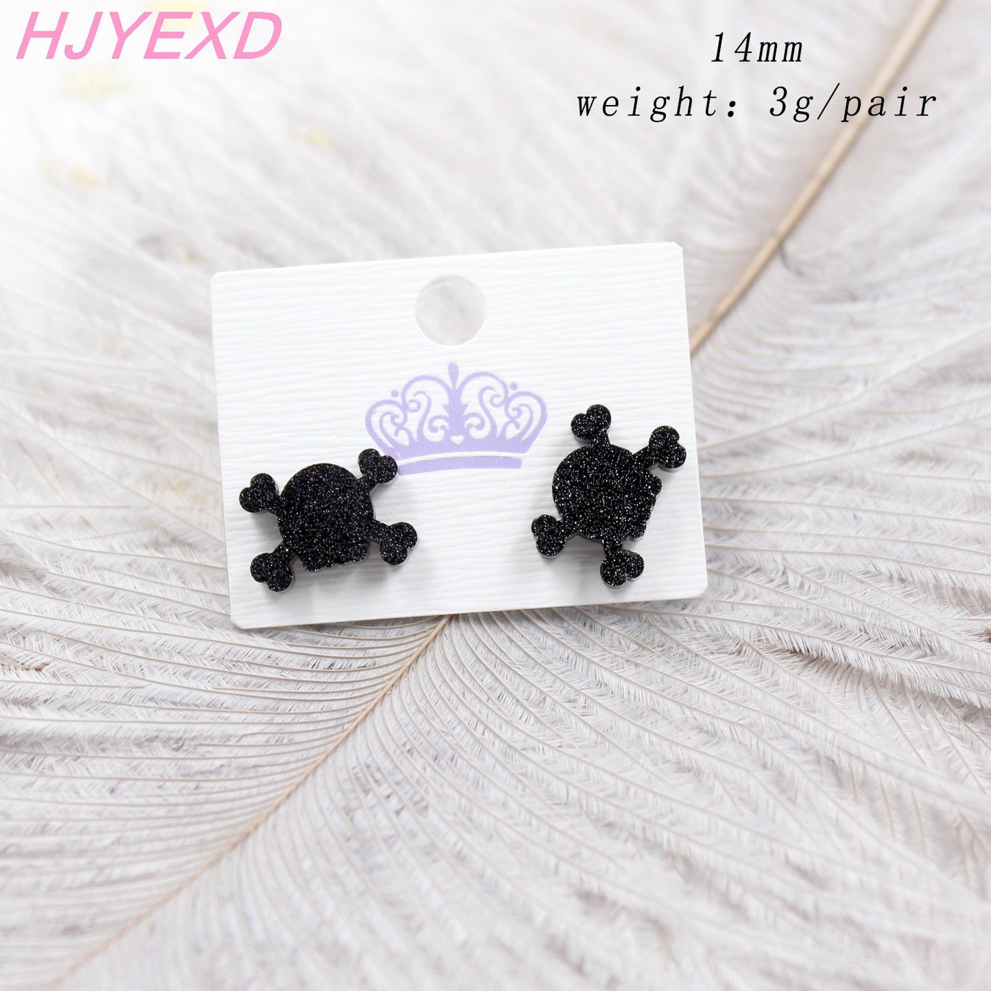 Acrylic Spider Pumpkin Ghost Bat Earrings (Minimo de compra 5) MIC-XiaoY052