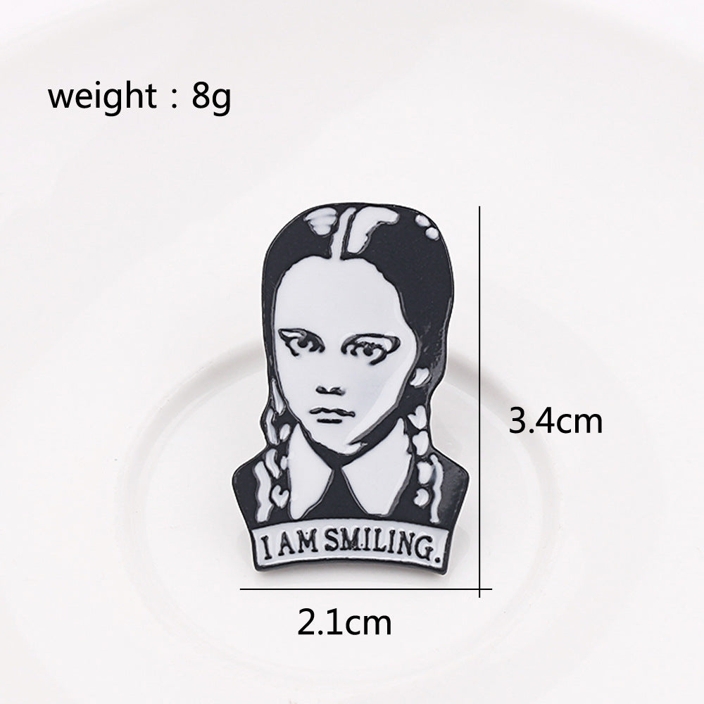 Alloy Adams character brooch (Minimo de compra 2) MIC-ZhuoL016