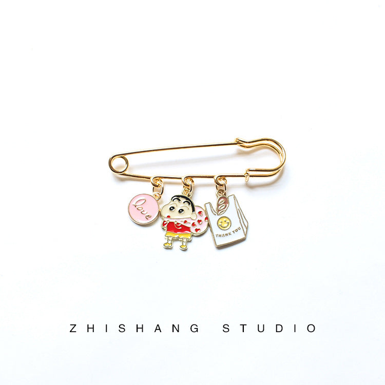 Alloy cartoon crayon small new brooch (Minimo de Compra 2)  MIC-ZhiS033