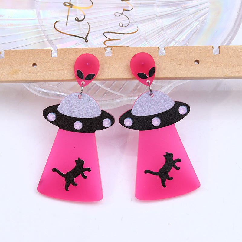 Resin Fun Rainbow Star Earrings (Minimo de Compra 2) MIC-DuA053