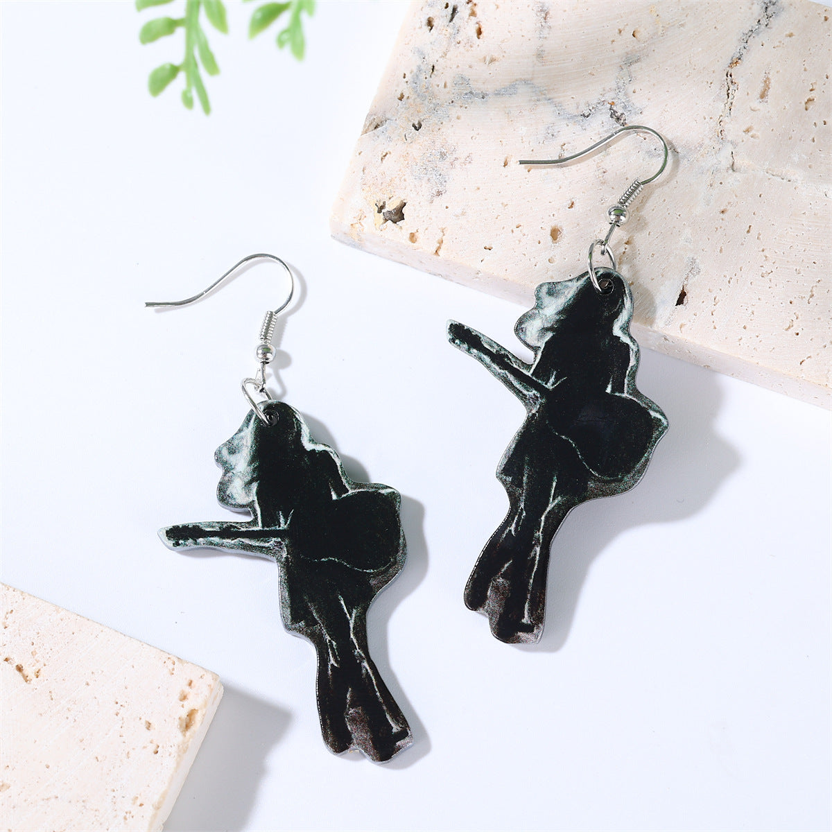 Alloy Mouldy Vermicelli Earrings MIC-JiaY010