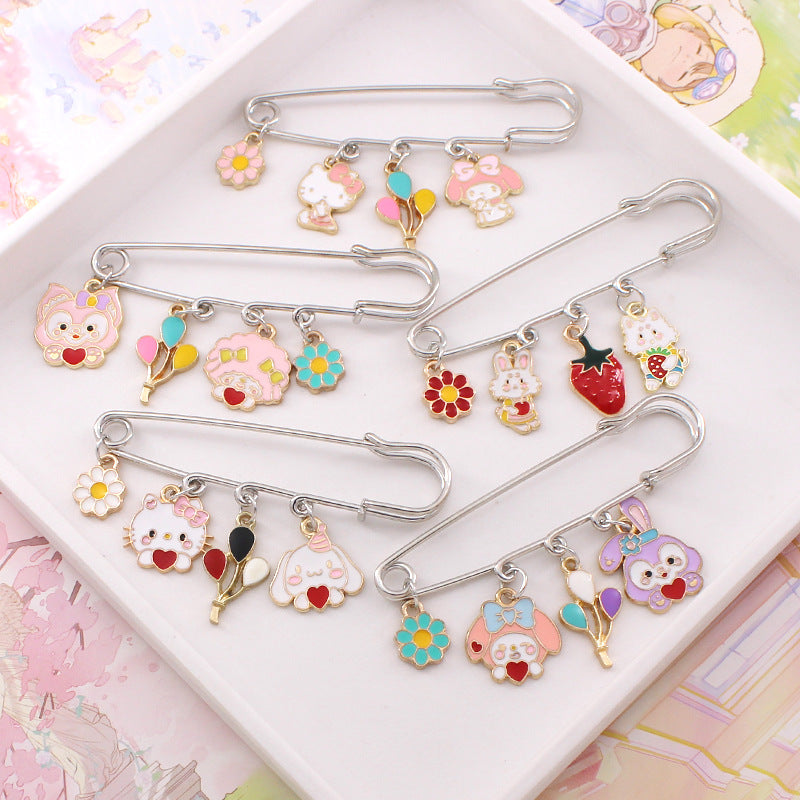 Alloy cartoon animal brooch (Minimo de compra 2) MIC-LiY018