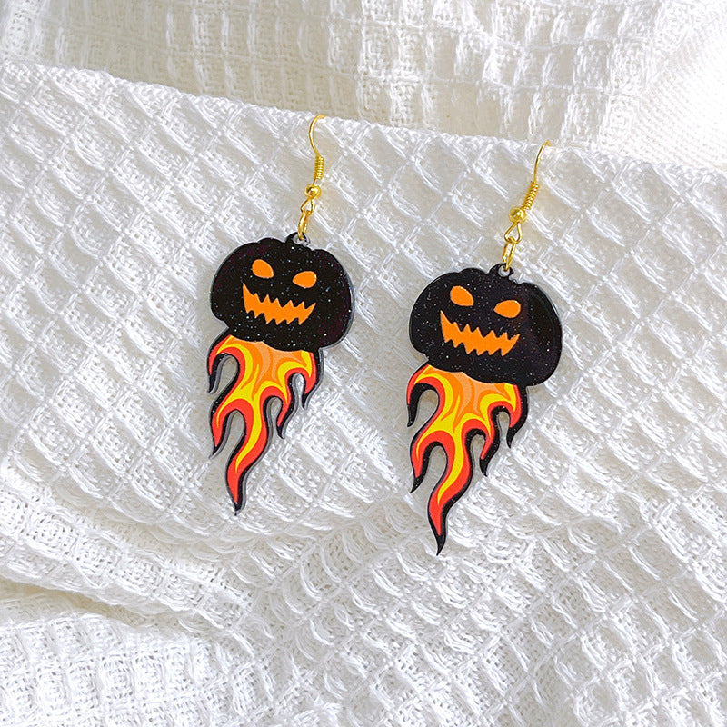 Acrylic New Halloween Collection Earrings PinH011