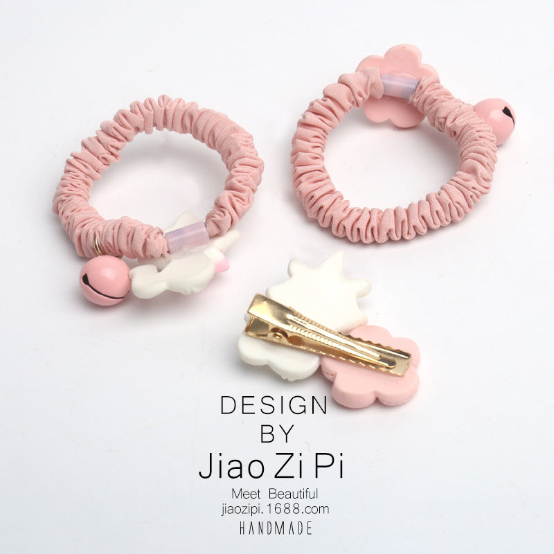 Resin cute Mary cat hair rope (Minimo de Compra 2) MIC-JZP023