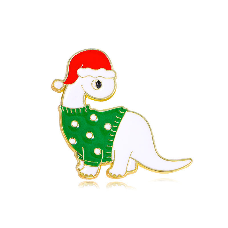 Alloy Christmas series cartoon brooch (Minimo de Compra 5) MYA-YiN016