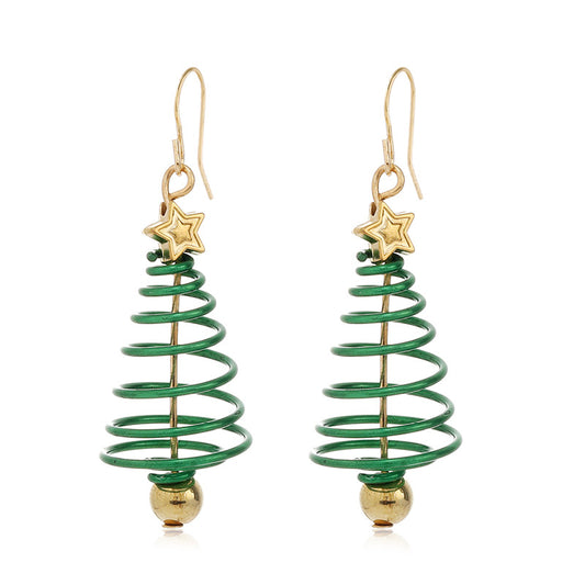 Alloy Christmas series earrings (Minimo de Compra 2) MYA-ZuanL017