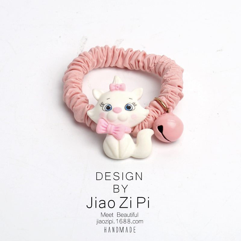 Resin cute Mary cat hair rope (Minimo de Compra 2) MIC-JZP023