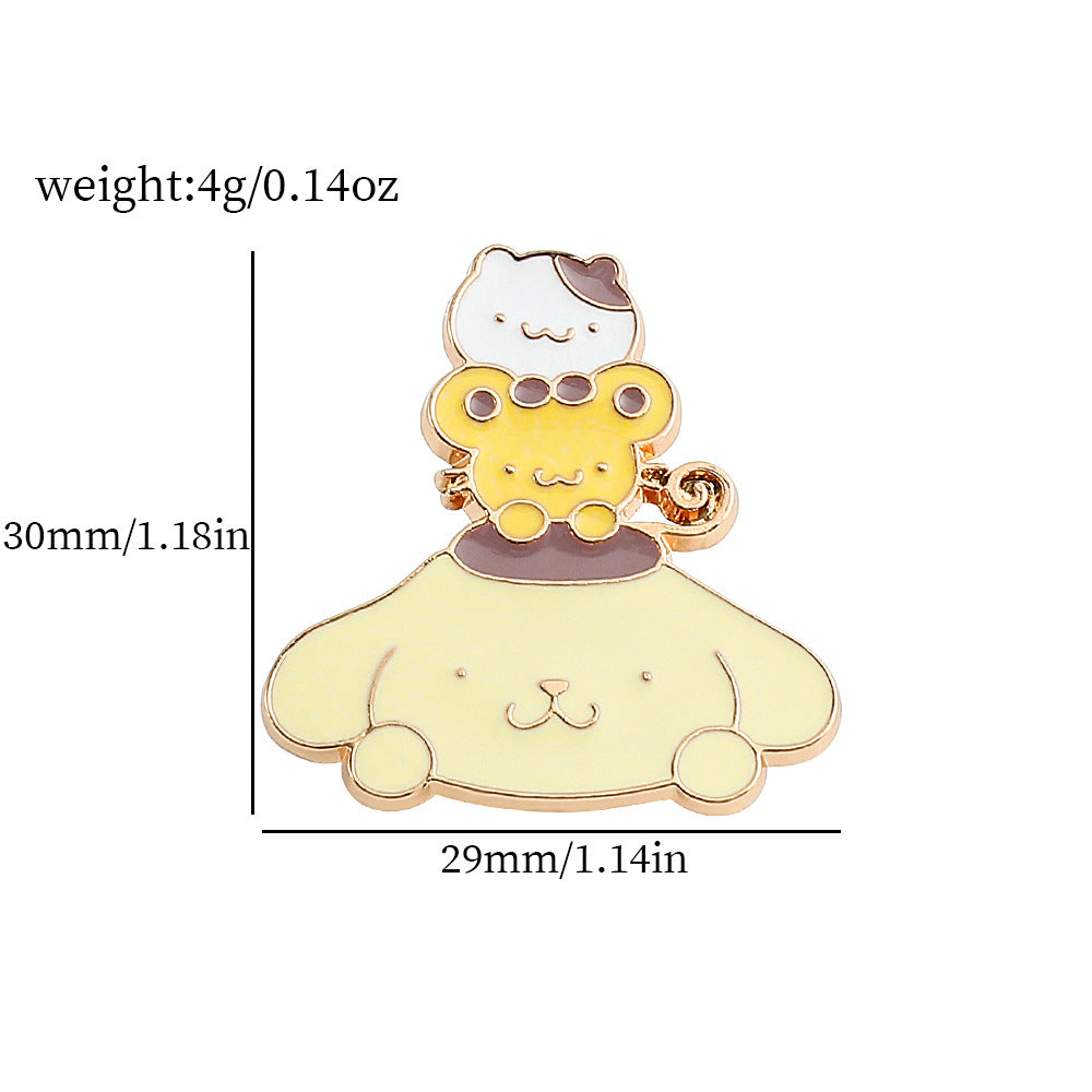 Alloy cartoon brooch (Minimo de Compra 10) MIC-ShengY023